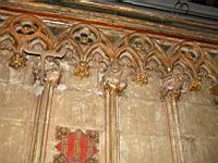 Barcelone, Catedral La Seu, Arcatures gothiques dorees (3)